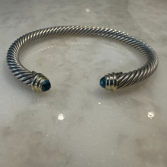 David Yurman Blue Topaz - Picture 1 of 3